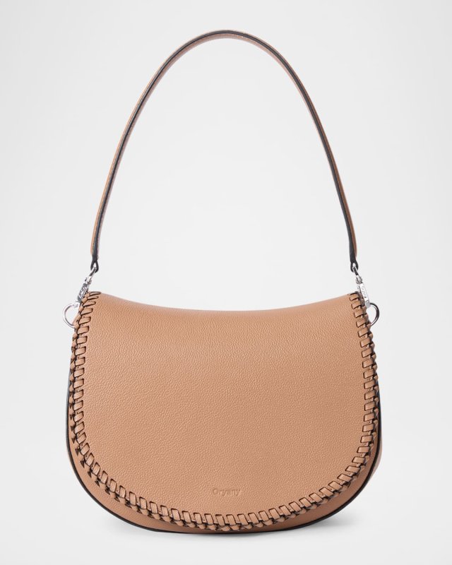 Bentley Medium Leather Saddle Shoulder Bag